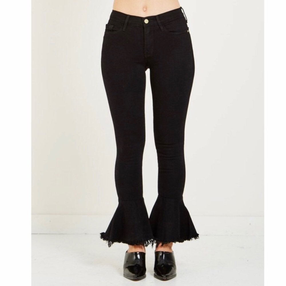 Frame le Skinny de Jeanne Flare Jeans Size 26 DR